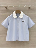 MIUMIU 26S SHORT-SLEEVE SHIRT STYLE 1112