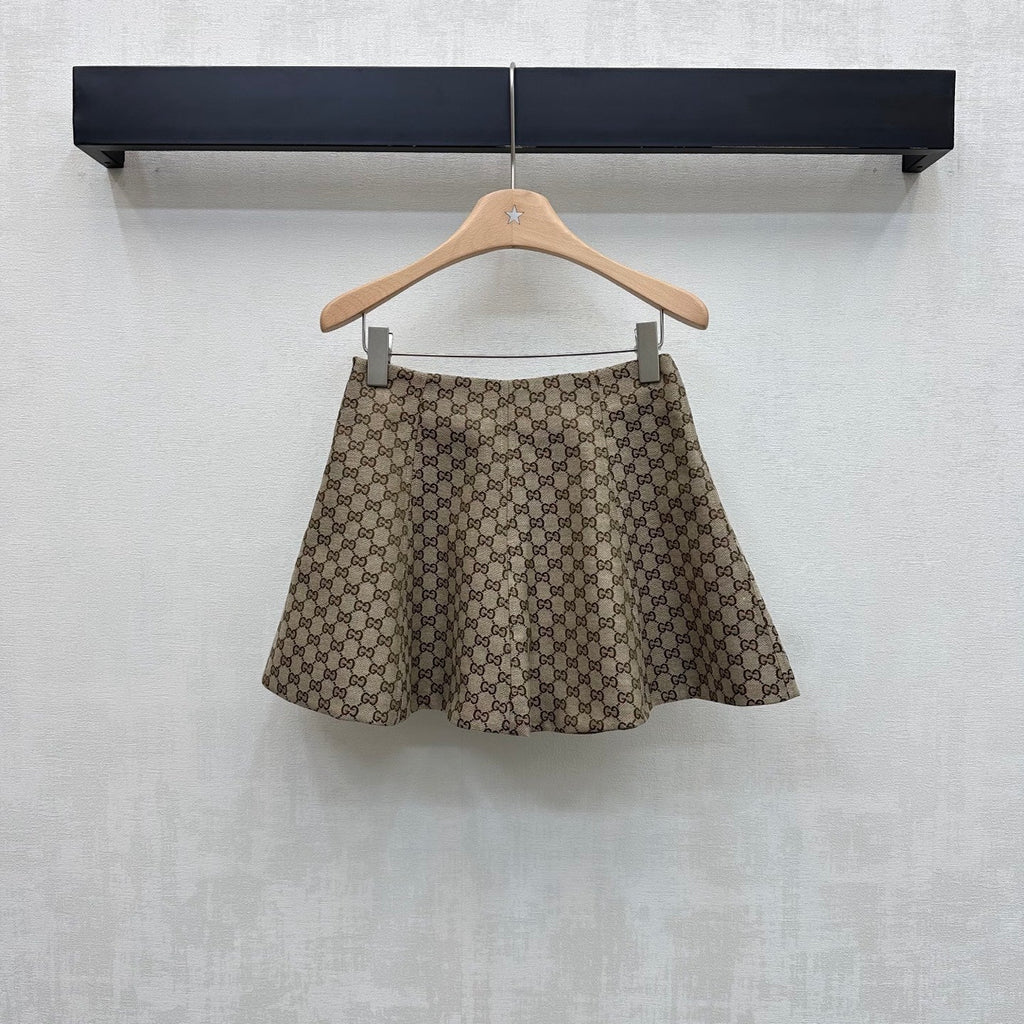 GUCCI 26S PLEATED MINI SKIRT 356