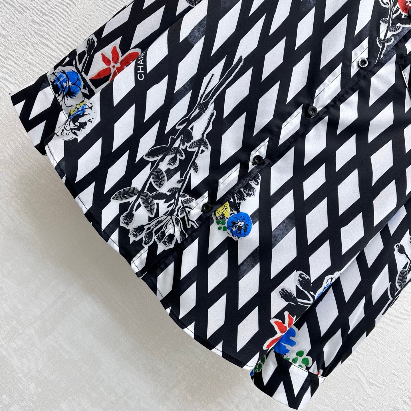 CHANEL 26S PATTERNED SHIRT STYLE 1170
