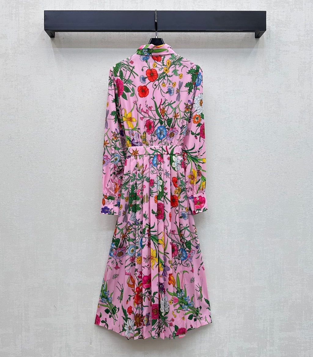 GUCCI 26S LONG PRINTED DRESS 300