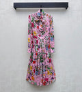 GUCCI 26S LONG PRINTED DRESS 300