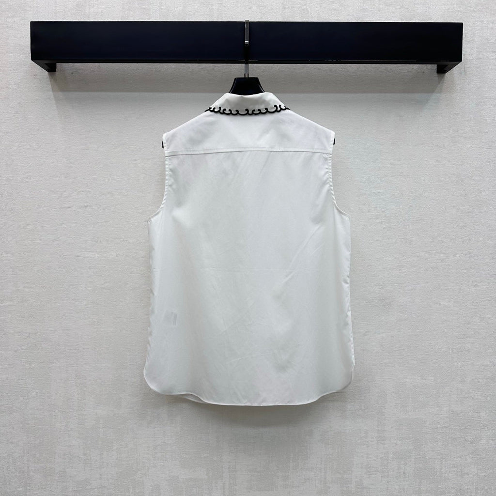 DIOR 26S SLEEVELESS BIB SHIRT 1332