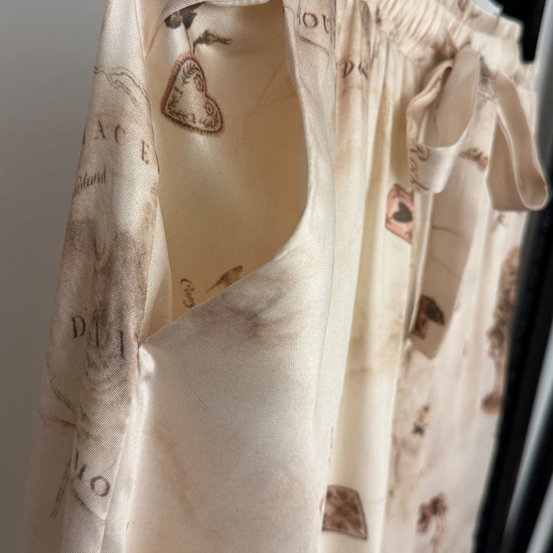 ZIMMERMANN 26S SHIRT AND STRAIGHT-LEG PANTS SET STYLE 59
