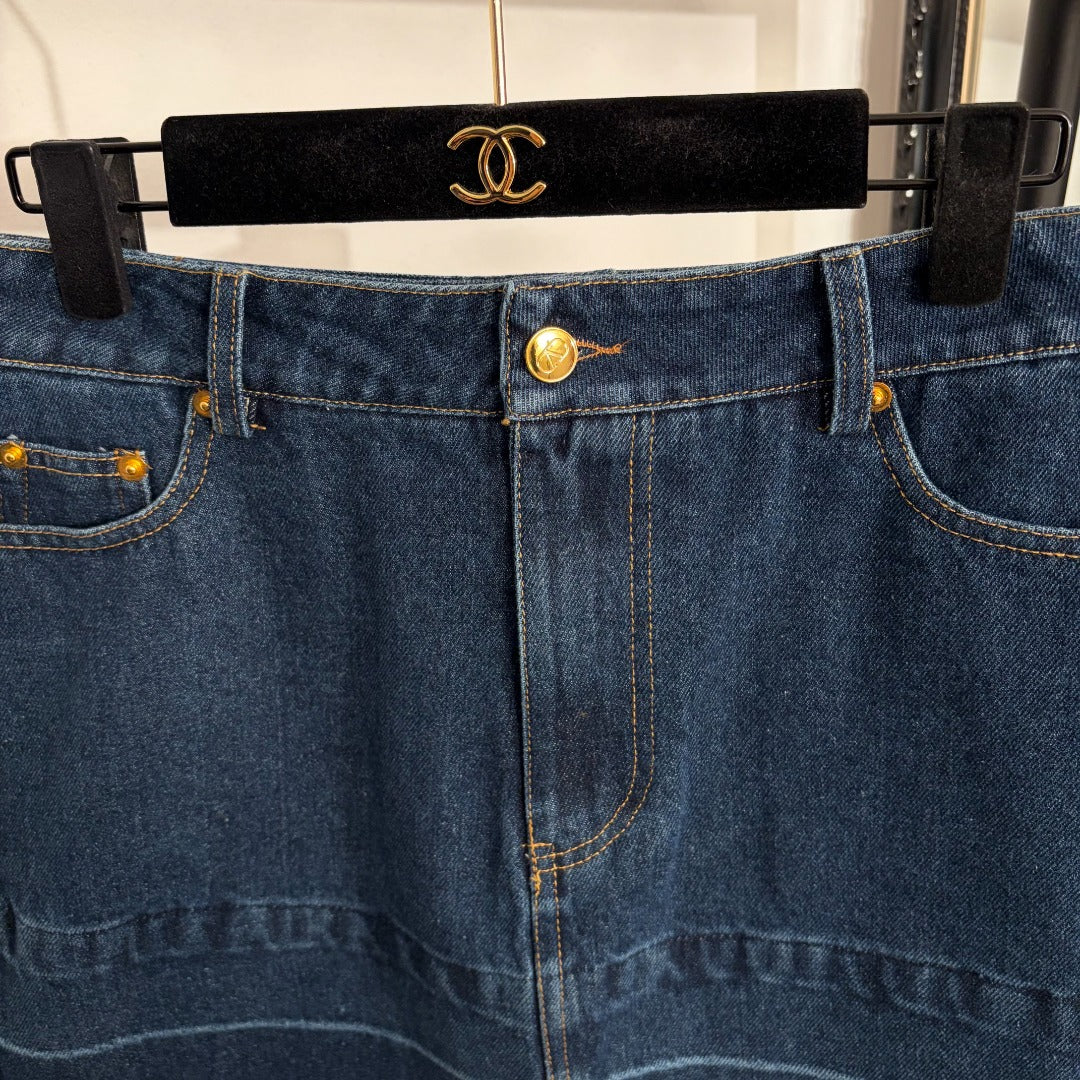 VALENTINO 26S DENIM MINI SKIRT 233