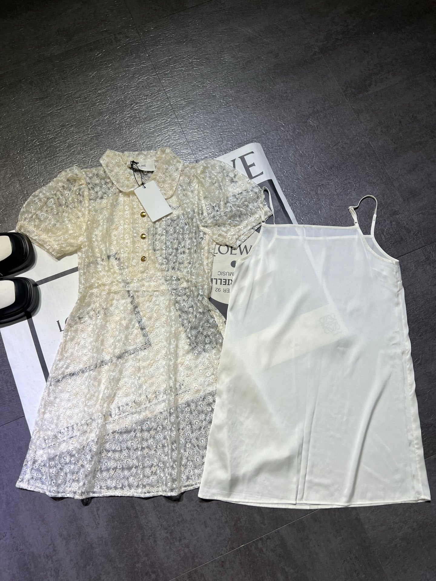 CELINE 26S SHORT SLEEVE DRESS 360