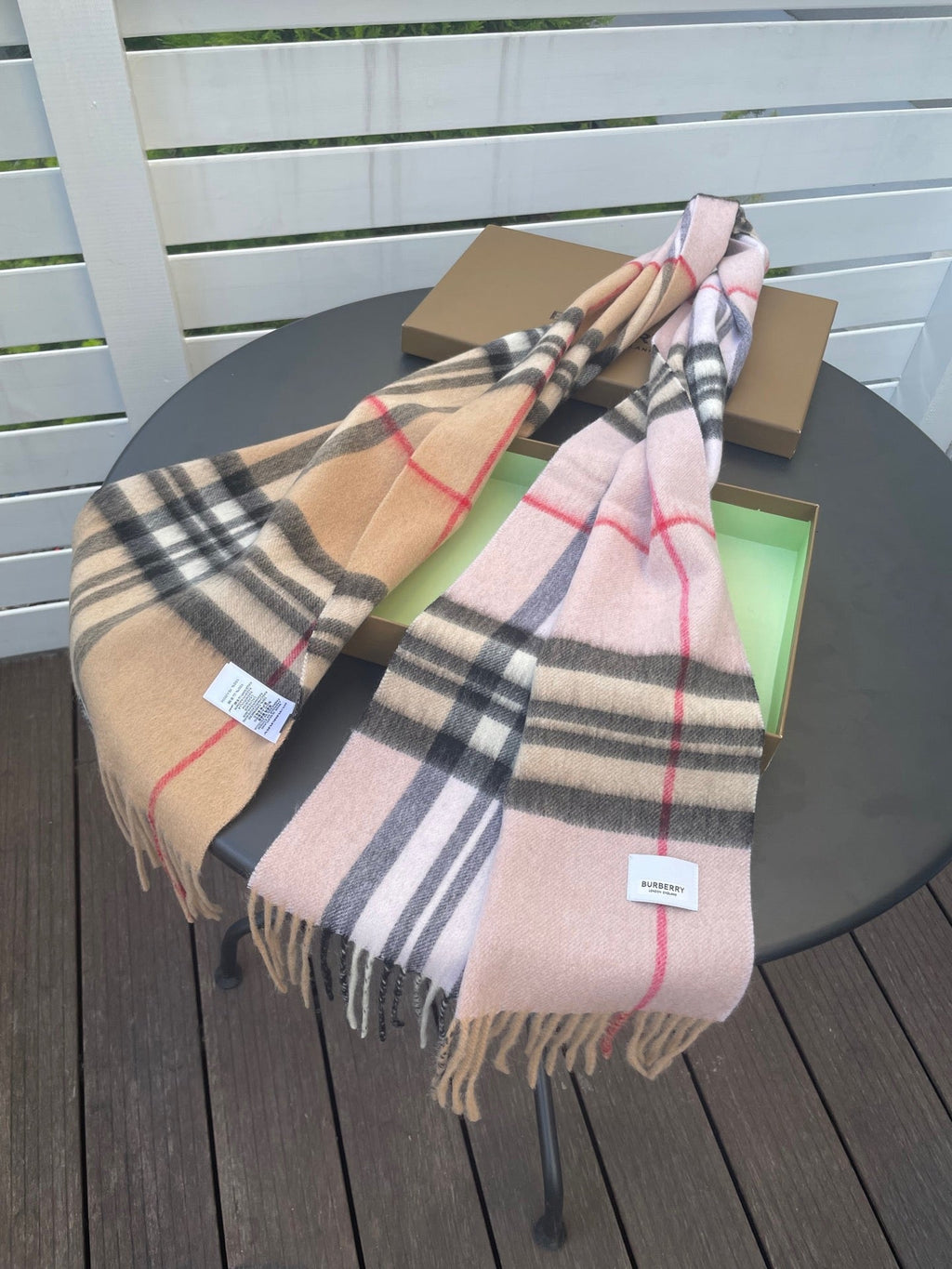 BURBERRY 26S SCARF 168CM IN CASHMERE 163807