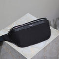 YSL 25S CLASSIC CROSSBODY BAG 26 IN BLACK CANVAS SILVER HARDWARE