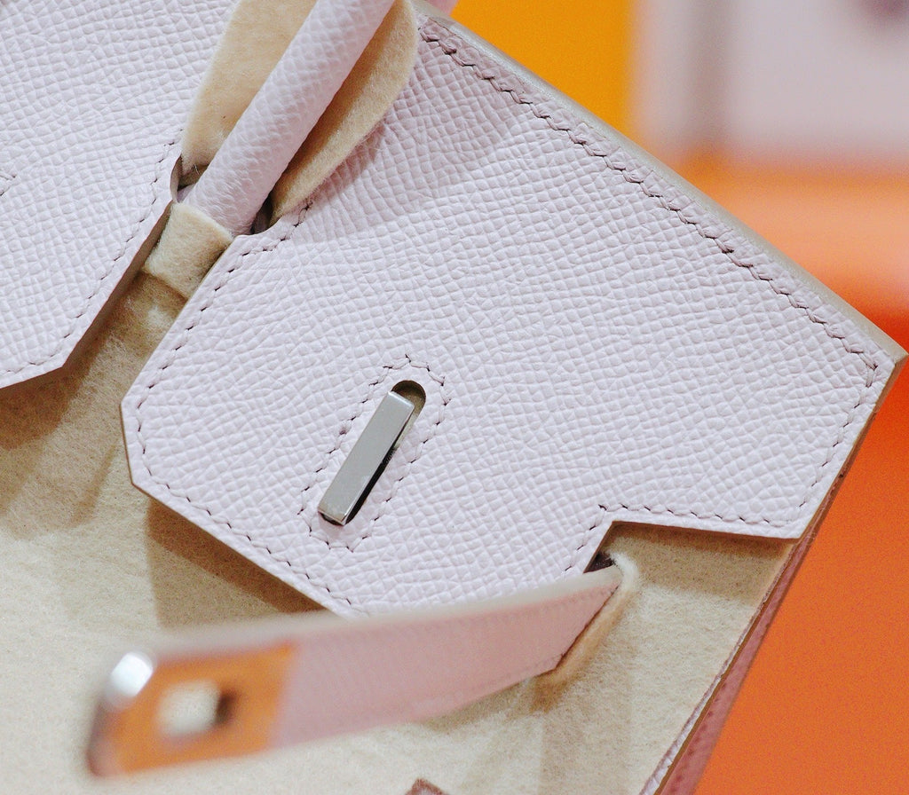 HM 25S BIRKIN 25 CM IN BABY PINK EPSOM WITH SILVER HARDWARE