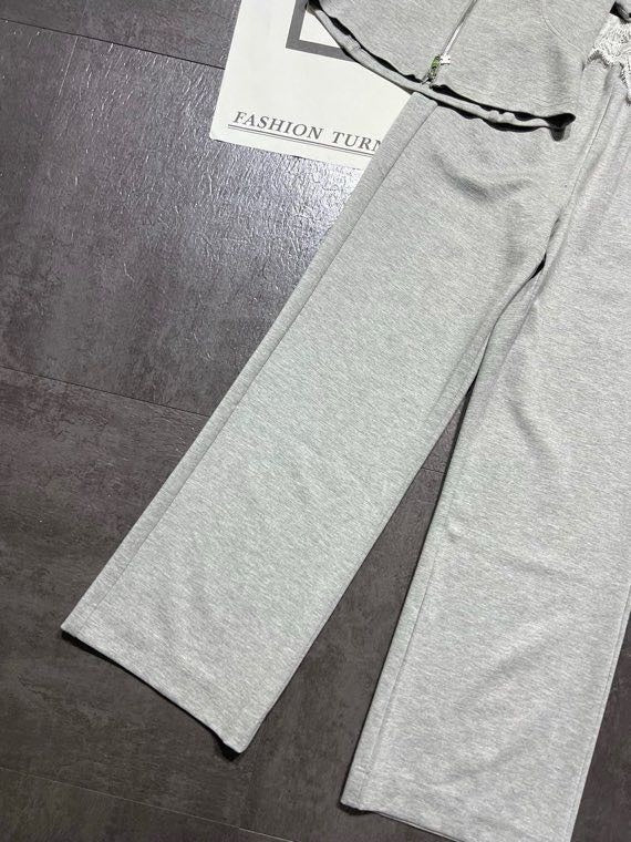 CELINE 26S LACE DETAIL HOODIE & PANTS SET 355