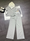CELINE 26S LACE DETAIL HOODIE & PANTS SET 355