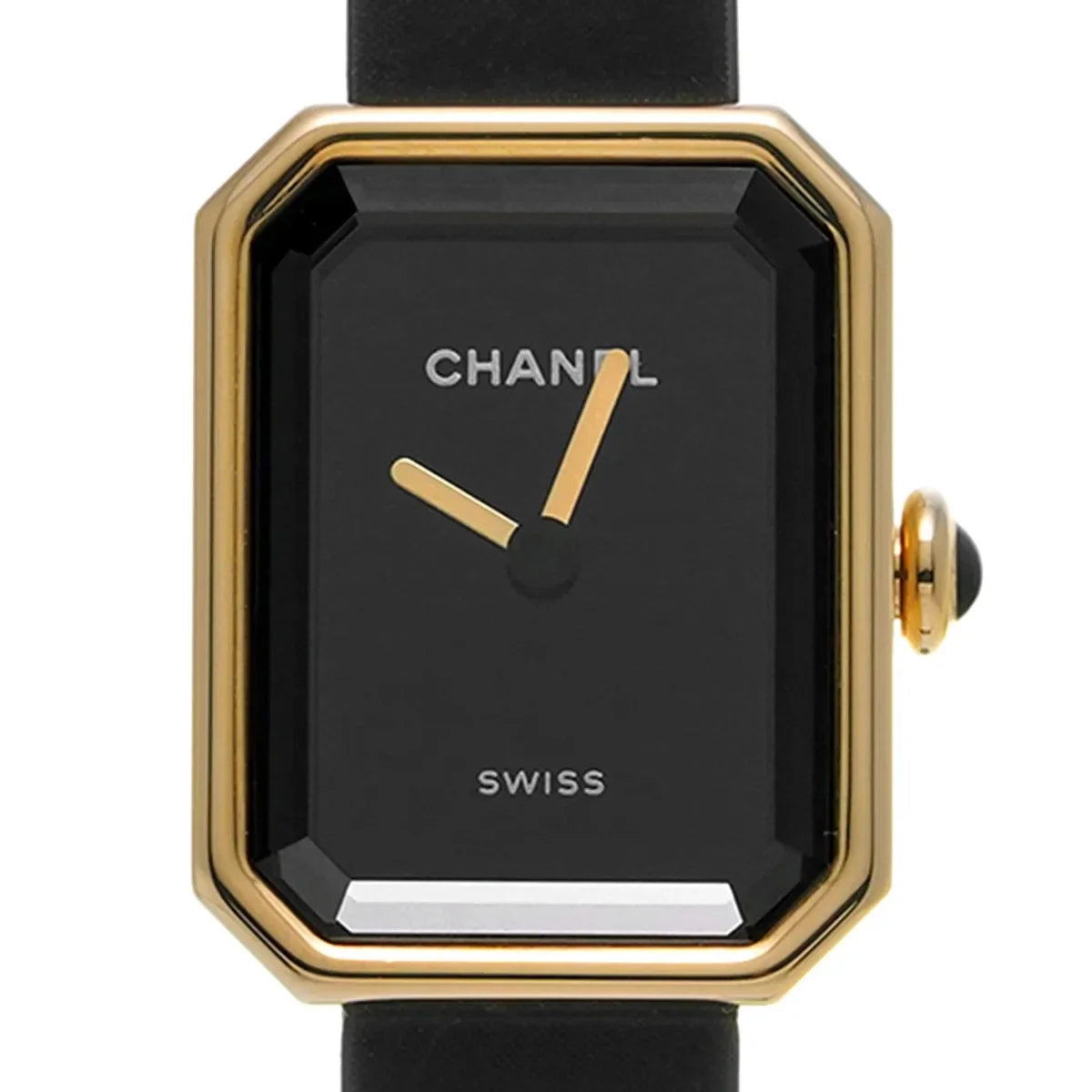 CHANEL PREMIERE H6125 YELLOW GOLD TITANIUM BLACK RUBBER WITH VELVET TOUCH