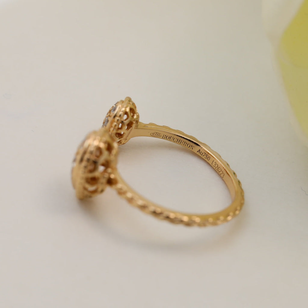 BOHEME 2 MOTIFS DIAMONDS RING