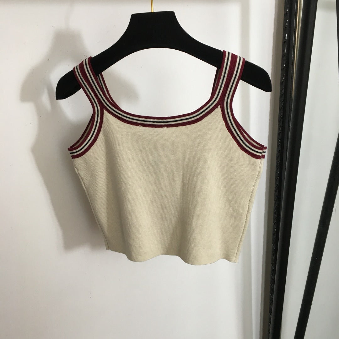 MIUMIU 26S KNITTED CAMISOLE TOP 888